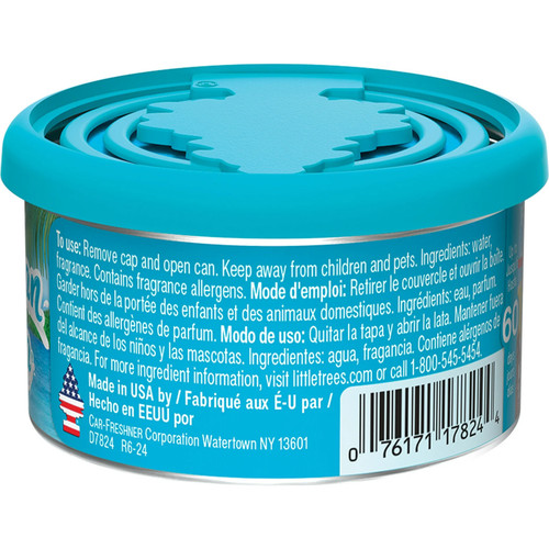 Little Trees UFC-17824-24  Fiber Can Air Freshener Caribbean Colada Scent Image 1