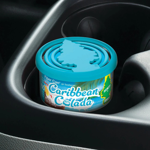 Little Trees UFC-17824-24  Fiber Can Air Freshener Caribbean Colada Scent Image 4