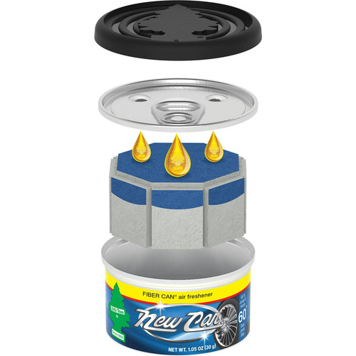 Little Trees UFC-17889-24  Fiber Can Air Freshener New Car Scent Image 3