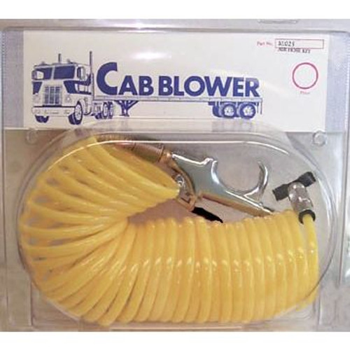 Cab Blower 11025  25' Coiled Air Hose with Swivel and "T" Fittings Image 0 Cab Blower 11025  25' Coiled Air Hose with Swivel and "T" Fittings Image 0