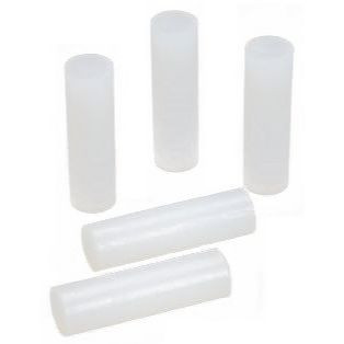 3M 3792-TC  5/8" x 2" Scotch-Weld Clear Hot Melt Adhesive 11-lb Case Image 0