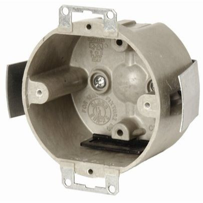 Allied Moulded 9338-ESK  Fiberglassbox 4" Round Old Work Outlet Box Image 0