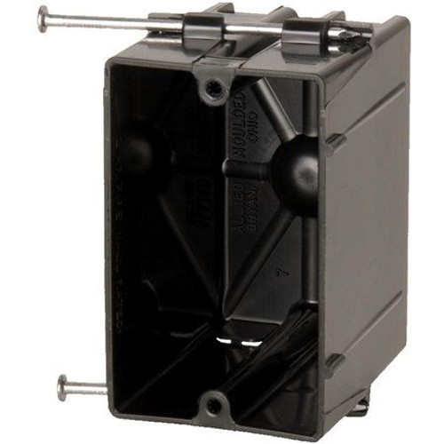 Allied Moulded P-201  Flexbox Single Gang Angled Nail Switch - Outlet Box Image 0 Allied Moulded P-201  Flexbox Single Gang Angled Nail Switch - Outlet Box Image 0