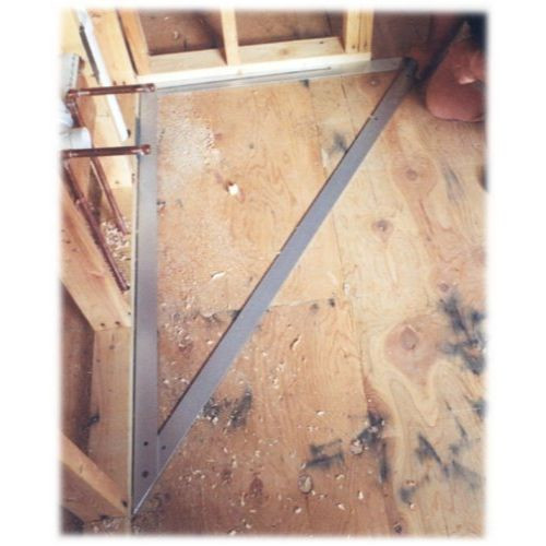 C.H. Hanson 00345  3' x 4' x 5' Heavy Duty Aluminum 90° Folding Layout aSquare Image 3