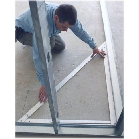 C.H. Hanson 00345  3' x 4' x 5' Heavy Duty Aluminum 90° Folding Layout aSquare Image 4
