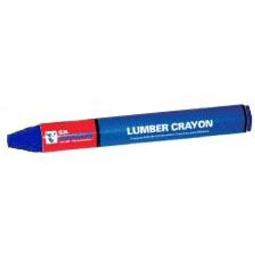 C.H. Hanson 10366  4-1/2" Lumber Crayon - Blue - 12 per Package Image 0