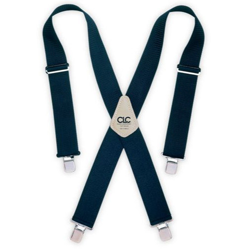 Custom Leathercraft 110BLU  2" Work Suspenders Blue Image 0