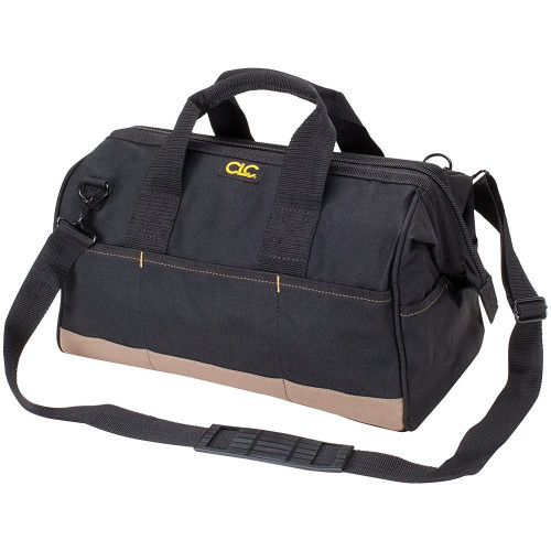 Custom Leathercraft 1165   16" Large Bigmouth Tool Tote Bag Image 0