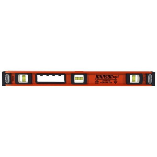 Johnson Level & Tool Manufacturing 1253-2400  24" Heavy Duty I-Beam Aluminum Level Image 0