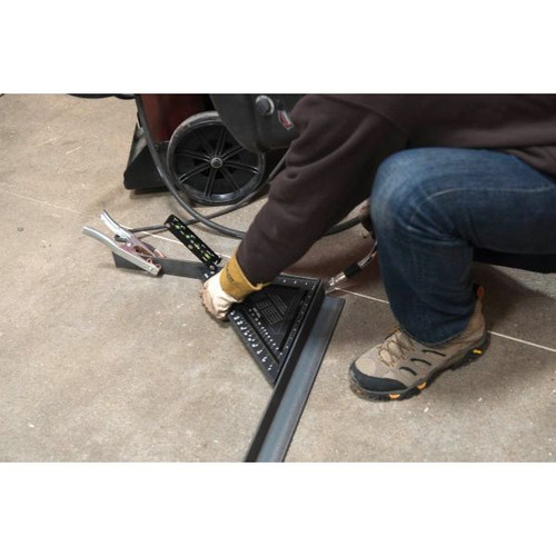 Johnson Level & Tool Manufacturing 1904-1200  12" Johnny Square Professional Easy-Read Aluminum Rafter Square Image 1