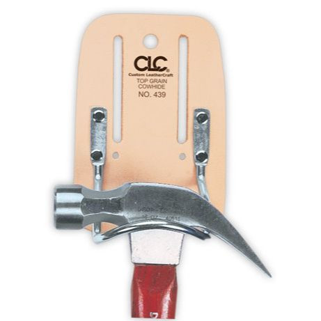 Custom Leathercraft 439  Top Grain Leather Steel Loop Hammer Holder Image 0