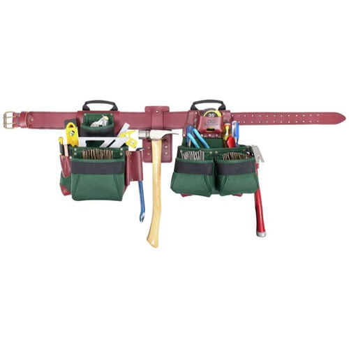 Custom Leathercraft 54531  Tool Belt Framer. Top Of The Line Pro Framers's Ballistic Nylon Combo System Image 1