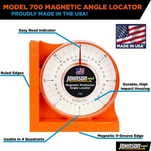Johnson Level & Tool Manufacturing 700J  Magnetic Angle Locator Image 1