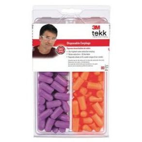 3M 92059 TEKK Protection Disposable Ultra Soft Earplugs - 80 Pair Dispenser Image 2