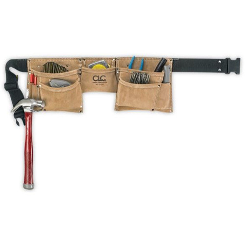 Custom Leathercraft I370X3  8 Pocket Heavy Duty Suede Apron Image 0
