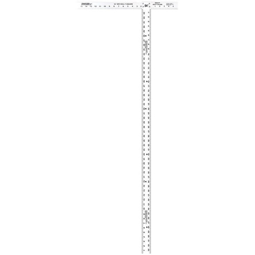 Johnson Level & Tool Manufacturing JTS54HD  Pro Drywall 54" T-Square 3/16" Thick Alum Image 0