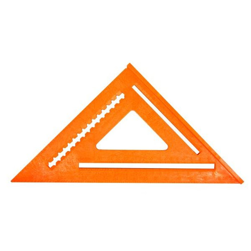 Johnson Level & Tool Manufacturing RAS-170B-ORA  12" Structo-Cast Rafter Square Image 0 Johnson Level & Tool Manufacturing RAS-170B-ORA  12" Structo-Cast Rafter Square Image 0