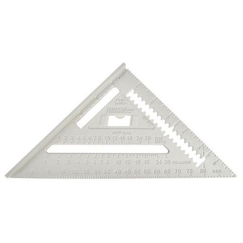 Johnson Level & Tool Manufacturing RAS-1B  7" Johnny Square Professional Aluminum Rafter Square Image 0