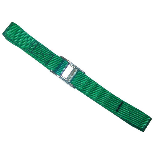 Custom Leathercraft WS06 6' Nylon Tie Down Web Strap w/Cam Buckle Green (Single) Image 0