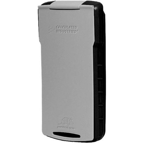 Calculated Industries 5022-2  Armadillo Gear Hard Calculator Case - Black and Gray Image 0