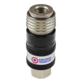 Coilhose Pneumatics 151USE  5-in-1 Automatic Safety Exhaust Coupler 1/4" Body, 3/8" FPT Image 0