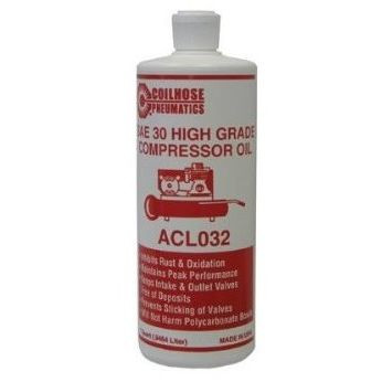 Coilhose Pneumatics ACL032  Air Compressor Oil - 1 Quart Bottle SAE 30 Image 0
