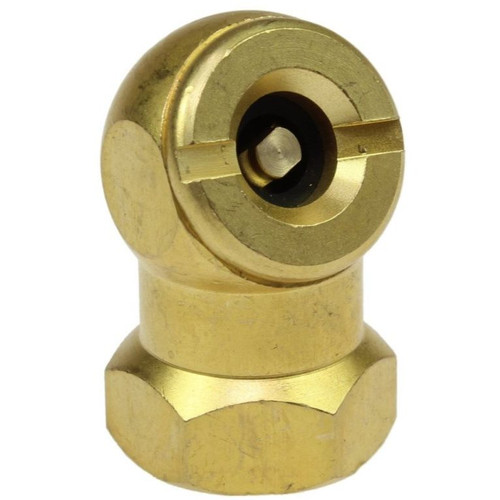 Coilhose Pneumatics CH10CP  Brass Ball Foot Chuck with 1/4" Female NPT Image 0