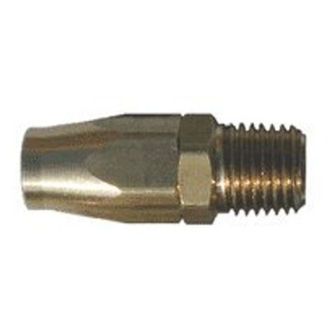 Coilhose Pneumatics PRM0604-DL  Hose End Polyurethane Reusable Rigid, 3/8" ID x 1/4" MPT Image 1