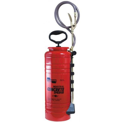 Chapin 1949  3.5 Gallon Industrial Viton Concrete Open Head Sprayer Image 0