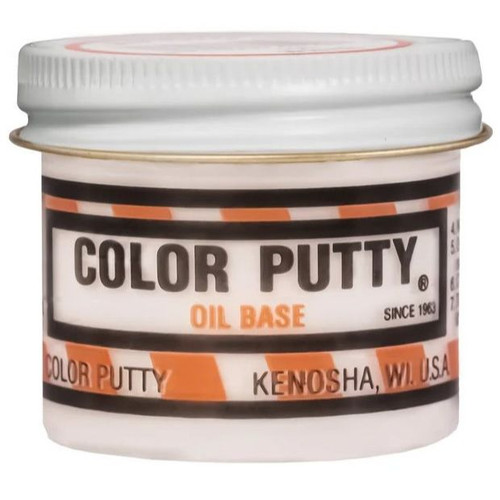 Color Putty 100  3.68oz Oil Based Wood Filler Putty - White Image 0