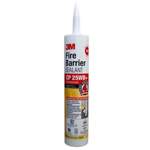 3M CP-25WB+  4 Hour Fire Barrier Sealant - 10.1-oz Cartridge Image 0