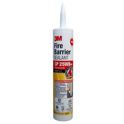 3M CP-25WB+  4 Hour Fire Barrier Sealant - 10.1-oz Cartridge Image 0
