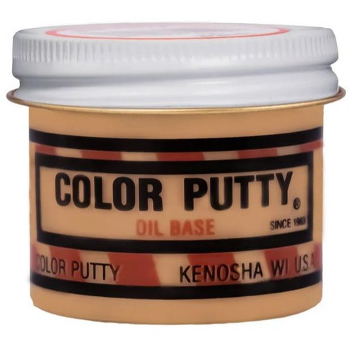 Color Putty 122  3.68oz Oil Based Wood Filler Putty - Honey Oak Image 0