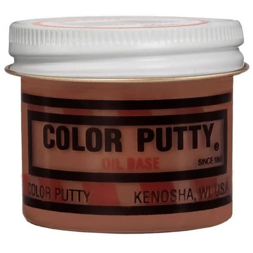 Color Putty 126  3.68oz Oil Based Wood Filler Putty - Brown Mahogany Image 0
