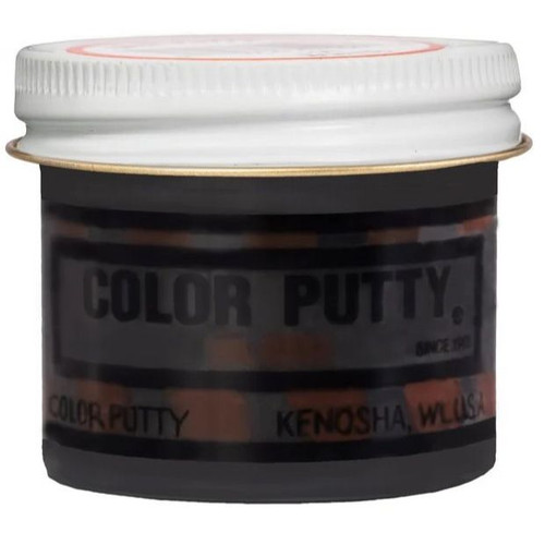 Color Putty 134  3.68oz Oil Based Wood Filler Putty - Ebony Image 0