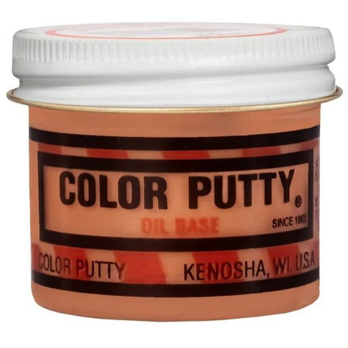 Color Putty 138  3.68oz Oil Based Wood Filler Putty - Pecan Image 0