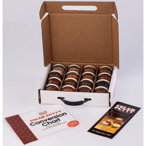 Color Putty 9716  Oil Based 16 Piece Custom Blend Wood Filler Kit Image 2