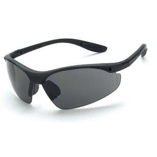 Crossfire 12125  Talon Bi-Focal Reader Safety Glasses 2.5 Diopter Smoke Lens - Matte Black Frame Image 0