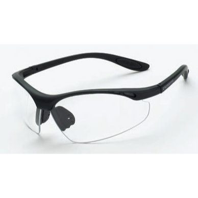 Crossfire 124  Talon Safety Glasses Clear Lens - Matte Black Frame Image 0