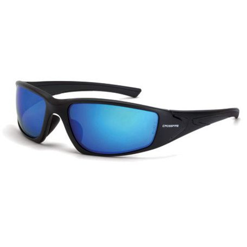 Crossfire 23226 RPG Polarized Safety Glasses Blue Mirror Lens - Matte Black Frame Image 0 Crossfire 23226 RPG Polarized Safety Glasses Blue Mirror Lens - Matte Black Frame Image 0