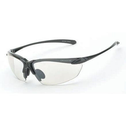Crossfire 9215  Sniper Safety Glasses Indoor - Outdoor Lens - Shiny Pear Gray Frame Image 0