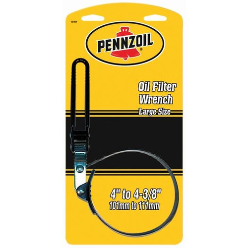 Custom Accessories 19401  X-LG Oil Filter Wrench - Most 4" to 4-3/8" Filters Image 0