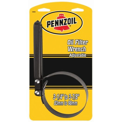 Custom Accessories 19403  Adjustable Oil Filter Wrench - Most 3-1/4" to 3-7/8" Filters Image 0