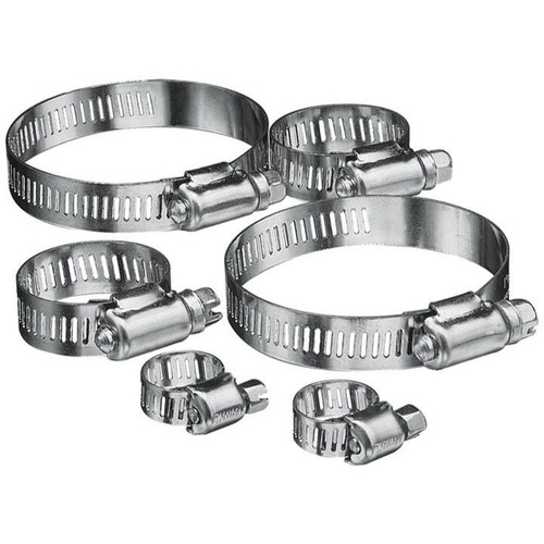 Custom Accessories 6 Piece 3 Assorted Sizes Hose Clamps (29038) Image 0