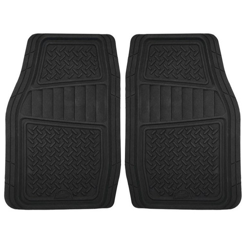 Armor All 78830  2 Piece Rubber Interior Truck/SUV Floor Mat - Black Image 0