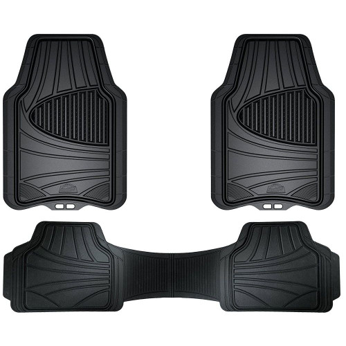 Armor All 78843  3 Piece Full Coverage Floor Mat - Grey Image 0