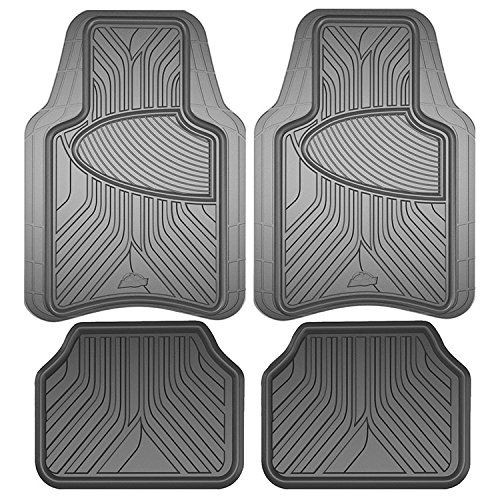 Armor All 78847  4 Piece All Season Floor Mat - Grey Image 0