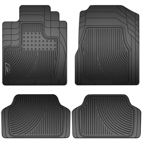 Armor All 78993  4 Piece Suv-Crossover Rubber Floor Mats - Black Image 0