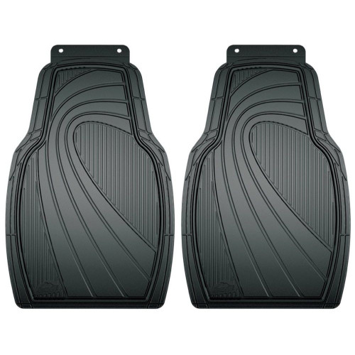 Armor All 79957  2 Piece Rubber Value Floor Mat - Black Image 0