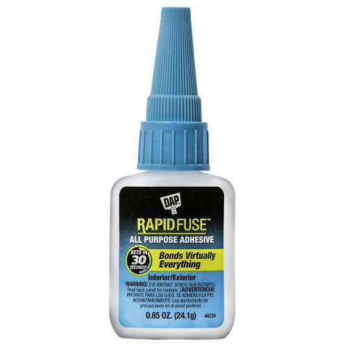 DAP 00155  RapidFuse All-Purpose Adhesive - Clear .85 oz Image 0